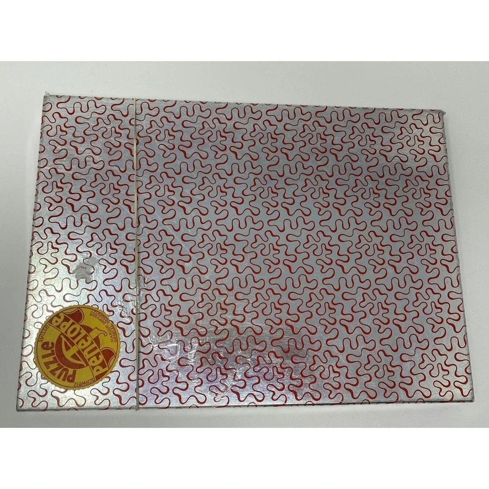 WOOD PENELOPE PUZZLE BERN SWITZERLAND Mother Dog & Puppies Wooden VINTAGE - Picture 4 of 7